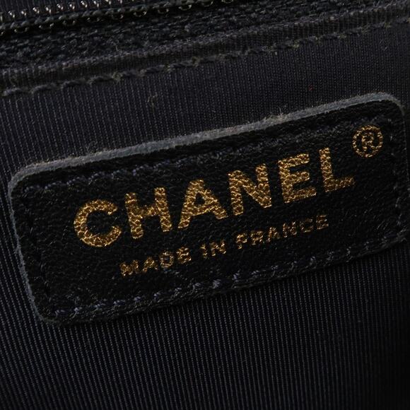 💎✨BEAUTIFUL✨💎Authentic CHANEL CC Boy Chain Shoulder Bag Dark Blue - Picture 9 of 16